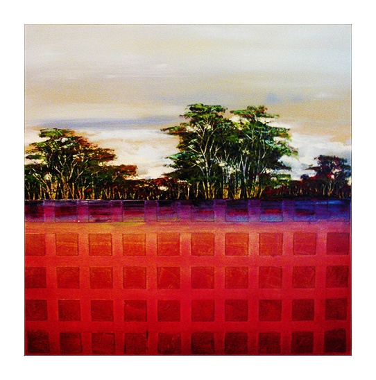 Olga 2 - 30"x30" - Mixed Media
