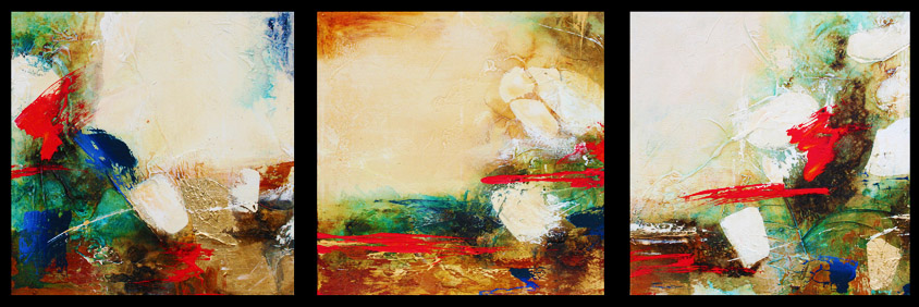 Villarreal - 20"20" - Acrylic - 3 pieces, price & size are per piece